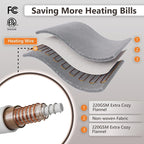 Wapaneus Heated Blanket Electric Twin Size 62"x84" - Image 6