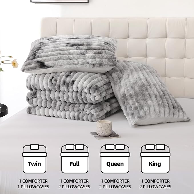 Smoofy Fluffy Twin Comforter Sets 2 Pieces - Image 7