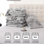 Smoofy Fluffy King Size Comforter Set 3 Pieces - Image 7