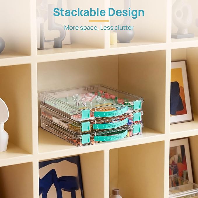 Vtopmart 3 Pack Board Game Storage - Image 7