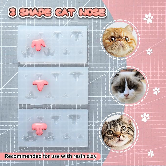 Nuvretk 8 Cute Silicone Molds for Needle Felting - Image 7