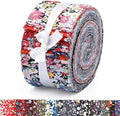 45PCS Fabric Jelly Rolls, Jelly Roll Fabric Strips by Ftyiwu