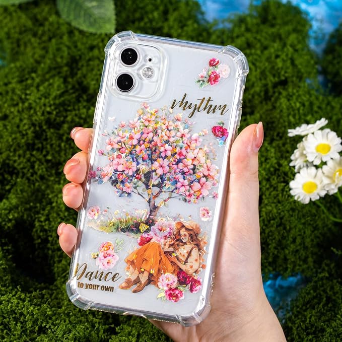 60 Pcs Holographic Floral Tree PET Stickers - Image 7