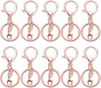 Gkeygo 10 Pack a Set Metal Lobster Claw Clasps and Key Rings, Key Chain - Image 9