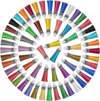 Paxcoo 120pcs Acrylic Keychain Blanks & Rings Bulk - Image 2