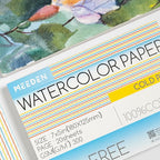 MEEDEN Watercolor Paper Block, 100% Cotton Watercolor Paper Pad of 20 Sheets - Image 6