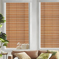 DKTIE Wooden Blinds Pattern Decorative Window Privacy Film, Sun Blocking Heat by Dktie