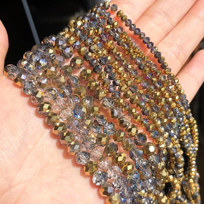 1000pcs 4mm Crystal Glass Beads - Image 2