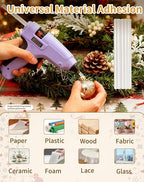 Full Size Hot Glue Sticks, 7.9" x 0.43" Clear Glue Gun Sticks | Perfect - Image 3
