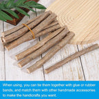 PATIKIL 8 Pcs / 20cm Wood Log Sticks, 0.6-1.2inch in Diameter Natural Driftwood - Image 4