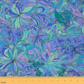 Erosebridal Floral Flannel Fabric by The Yard Bohemia Exotic Soft Not Stretchy by Erosebridal