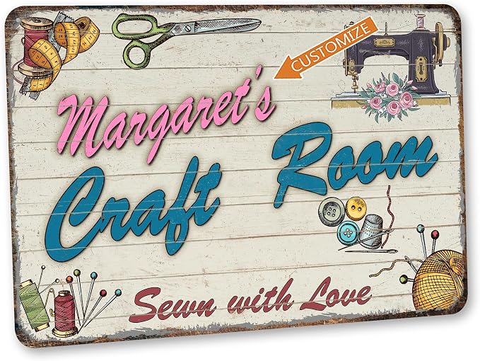 Personalized Craft Room Sign Custom Sign Art Room Décor - Image 2