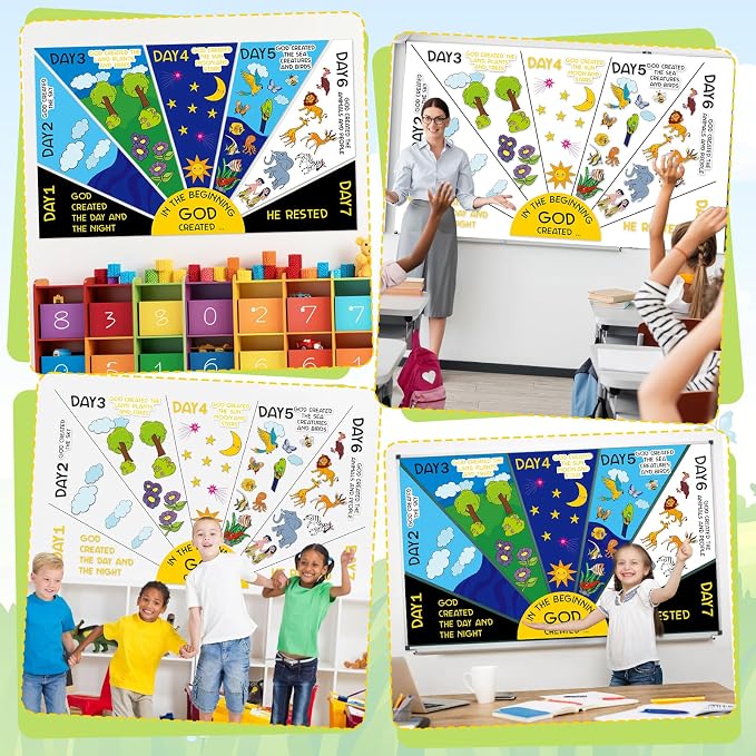 Christian Bulletin Board for Classroom Decorations Religious VBS Classroom - Image 7