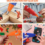 Mini Hot Glue Gun Kit 8 Pieces Hot Melt Gun Crafts - Image 7