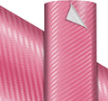 VViViD Premium 3D Pink Carbon Craft Vinyl Roll 1ft x 5ft – Bubble-Free Air by VVIVIDVINYL