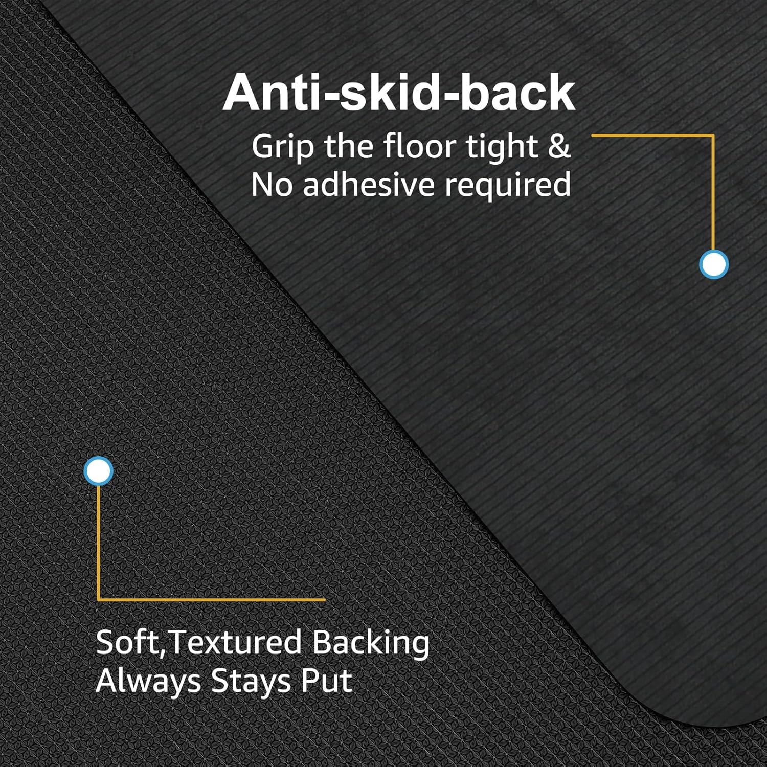 Placoot Desk Chair Mat for Hardwood Floor & Tile 55"x35" Office Chair Mat for Rolling Chairs Large Anti-Slip-Recyclable Material Computer Chair Mat Rug for Office/Home