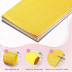 MECCANIXITY 5 Sheets Light Blue Shiny Foam Sheets, 8 Inch x 12 Inch Sparkle EVA - Image 3