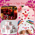 150 Pcs Valentine's Day Resin Mini Ducks Red Pink White Heart Valentines Day - Image 4