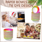 Hsei 100 Pack Paper Bowl, 9 oz/270 ml, Disposable, Leak Proof, - Image 5