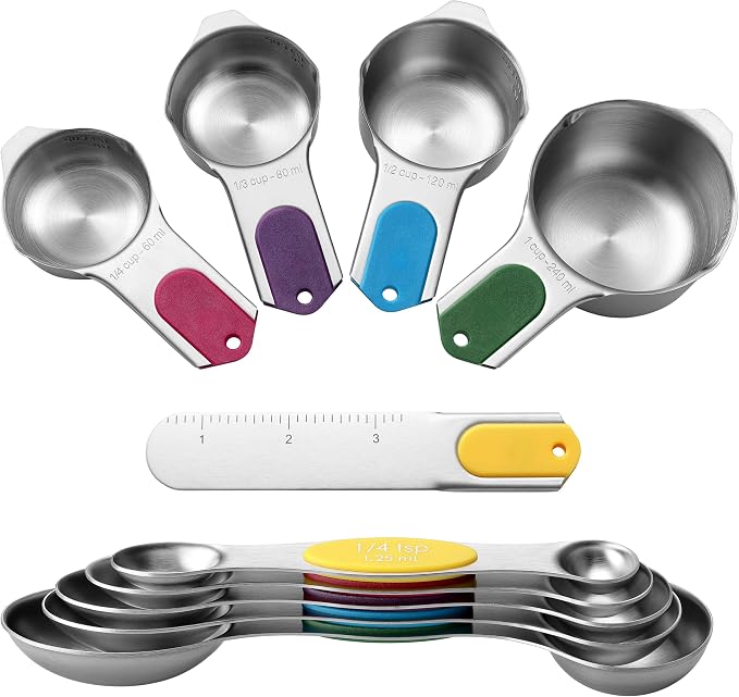 Spring Chef Magnetic Measuring Cups & Spoons Set of 9 by SpringChef
