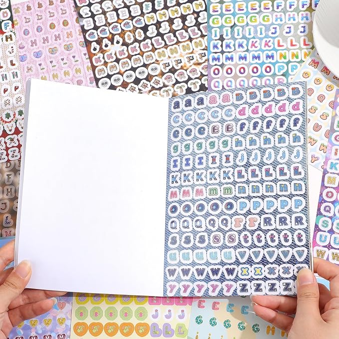 3000+ Pcs Alphabet Sticker for Journaling, Fun & Colorful Craft Letter Stickers - Image 6
