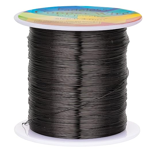 328 Feet Tarnish Resistant Copper Wires 28 Gauge/0.3mm Jewelry Craft Wires by CREATZONE