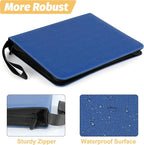 GERMUN 3 Ring 9 Pocket Zipper Card Binder, 720 Double Sided Standard PU Trading - Image 6