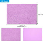 PATIKIL 30Sheets Lavender EVA Glitter Foam Sheet 11.8 x 7.9 Inch 2mm Thick - Image 2