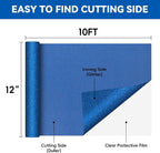 Aoder Blue Glitter Heat Transfer Vinyl - Image 2