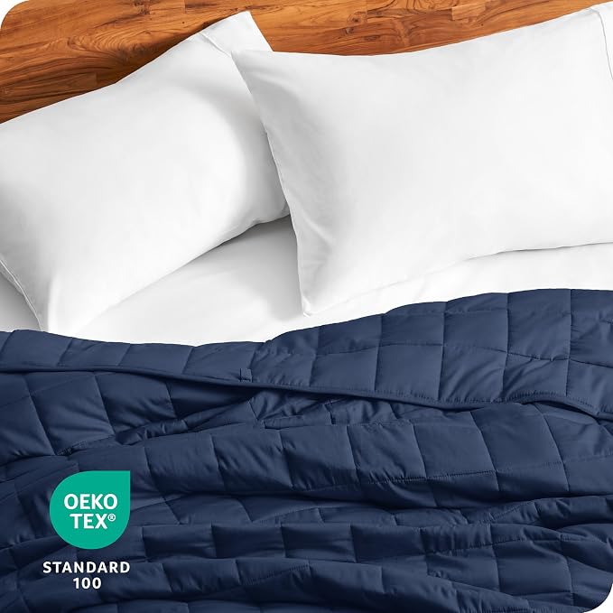 Bare Home Weighted Blanket All-Natural 100% Cotton - Image 7
