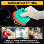 TECKWRAP Felt Squeegee for Vinyl Wrap Window Tint, Soft/Med | Pro Car Wrap Tool - Image 4
