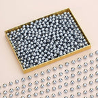 DUQGUHO Gray Pearl Beads for Crafts 8mm Plastic Pearl Beads - Image 2