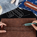 PH PandaHall 6pcs 3 Sizes Zipper Making Templates - Image 3