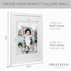 Sheffield Home 9 Piece Gallery Wall Frame Set, 11x14 Inch - Image 3