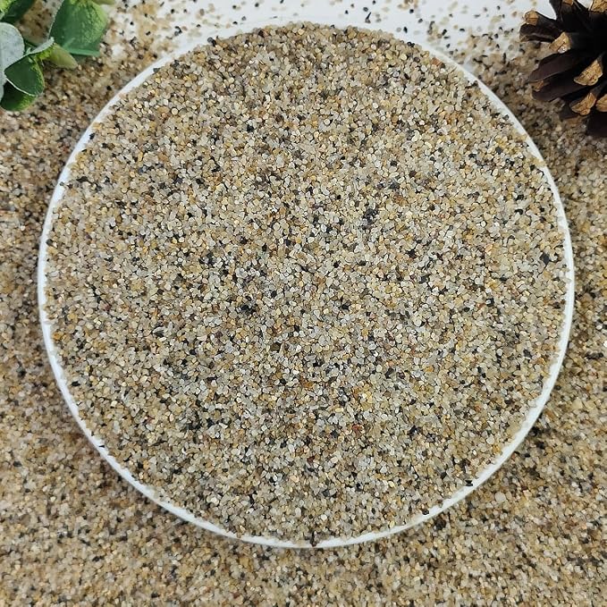 YISZM 10lbs Aquarium Gravel, 1/16" Natural River Rocks Succulent Cactus Pea by YISZM-ForYourNaturalLife