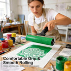 Brayer for Gelli Plate, 3 Pack Rubber Ink Rollers for Printmaking | Three sizes - Image 5