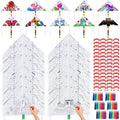 Libima 30 Pack Large Kites for Kids and Adults Bulk 39.4 Inch DIY Making Kit by Libima