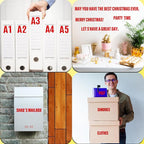 Letter Stickers, Mailbox Numbers, 2 Inch Waterproof Vinyl Alphabet | 2 Inch Red - Image 3