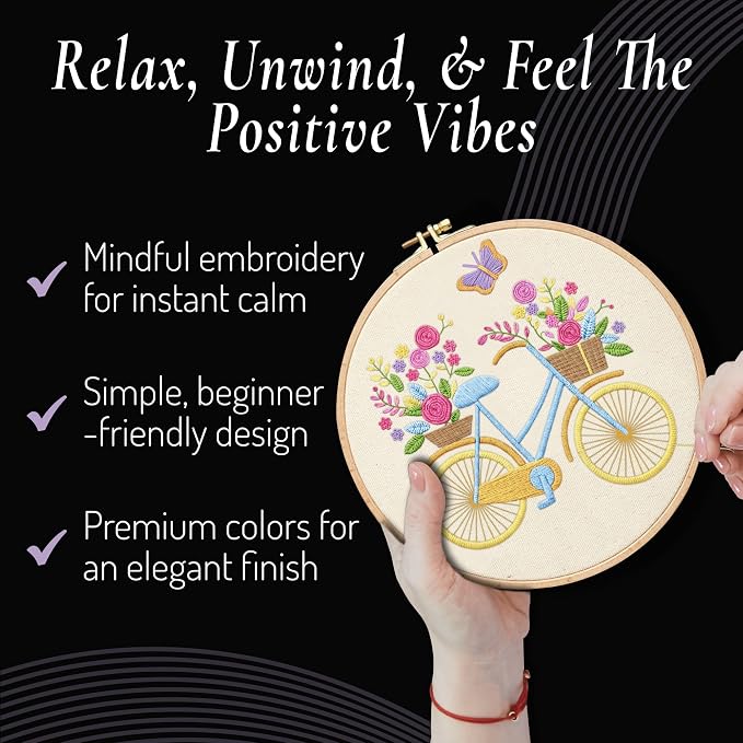 Unwynd Embroidery Kit Floral Theme - Image 4