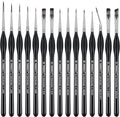 PANDAFLY Detail Paint Brushes Set, Watercolors & Paint by Number by PANDAFLYArtSupplies