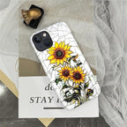 ZHEGAILIAN Case for iPhone 14 Plus, Sunflower Faux Stained Glass Effect Durable - Image 6