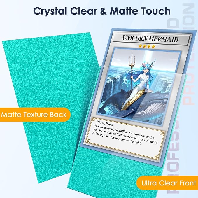 500 Pcs Card Sleeves for Trading Card, Matte Card Sleeves Deck Card Protectors - Image 2