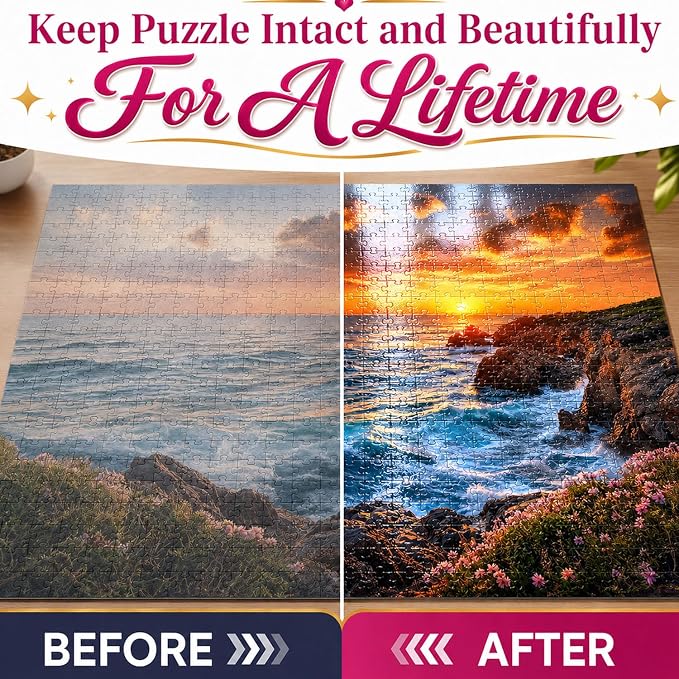 Jigsaw Puzzle Glue Clear with Sponge Head, No Yellowing Puzzle Saver - Image 3