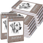 20 Pcs Sketch Books Bulk 5.5 x 8.5 In 800 Sheets Top Spiral Bound Sketch Pad - Image 8