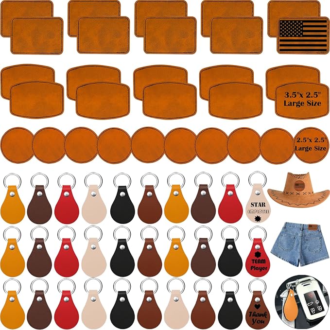60 Pcs Lasable Engravable Blanks by iFForce