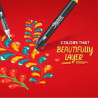 Sharpie Creative Markers, Combo Pack, Water-Based Acrylic, Bullet & Brush Tips - Image 6