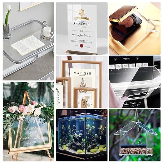 KINLINK 12x16 Acrylic Sheets, 1/8inch Clear Plexiglass Sheets, Transparent - Image 6