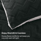 BEDELITE Fluffy King Size Comforter Set - Image 5