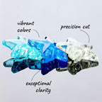 Plastic Stars - Gemstones and Crystals - Pack of 160pcs Vase Filler - Jewels - Image 3