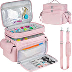 LEFOR·Z Large Sewing Supplies Organizer Storage Bag, Double-Layer Protable by LEFOR%C2%B7Z